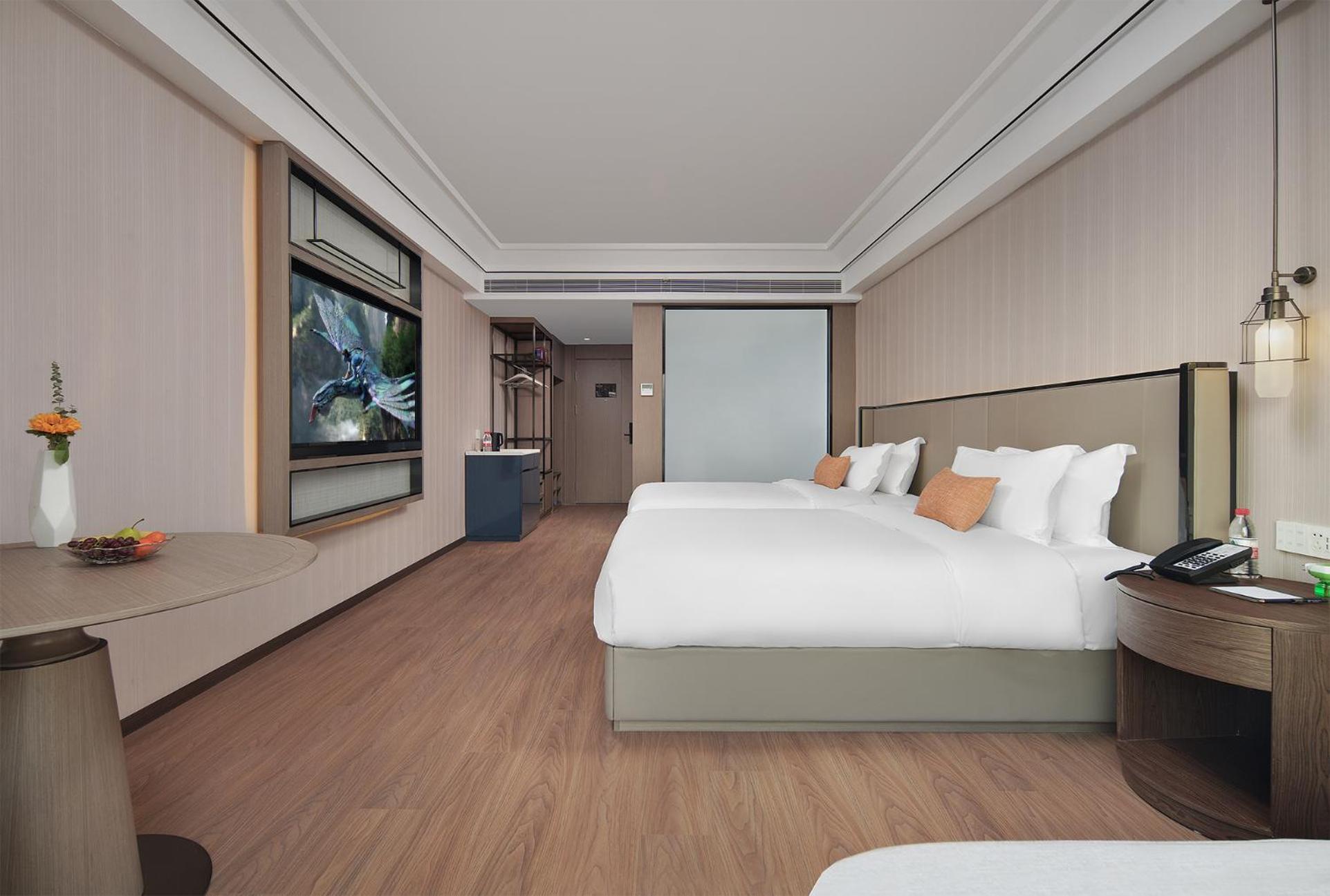 Mehood Lestie International Hotel Linhexi Guangzhou East Railway Branch - Free Shuttle Bus To Canton Fair Complex During Canton Fair Period & Free Afternoon Tea & Free Midnight Snack & Free Vpn Internet Access Dış mekan fotoğraf