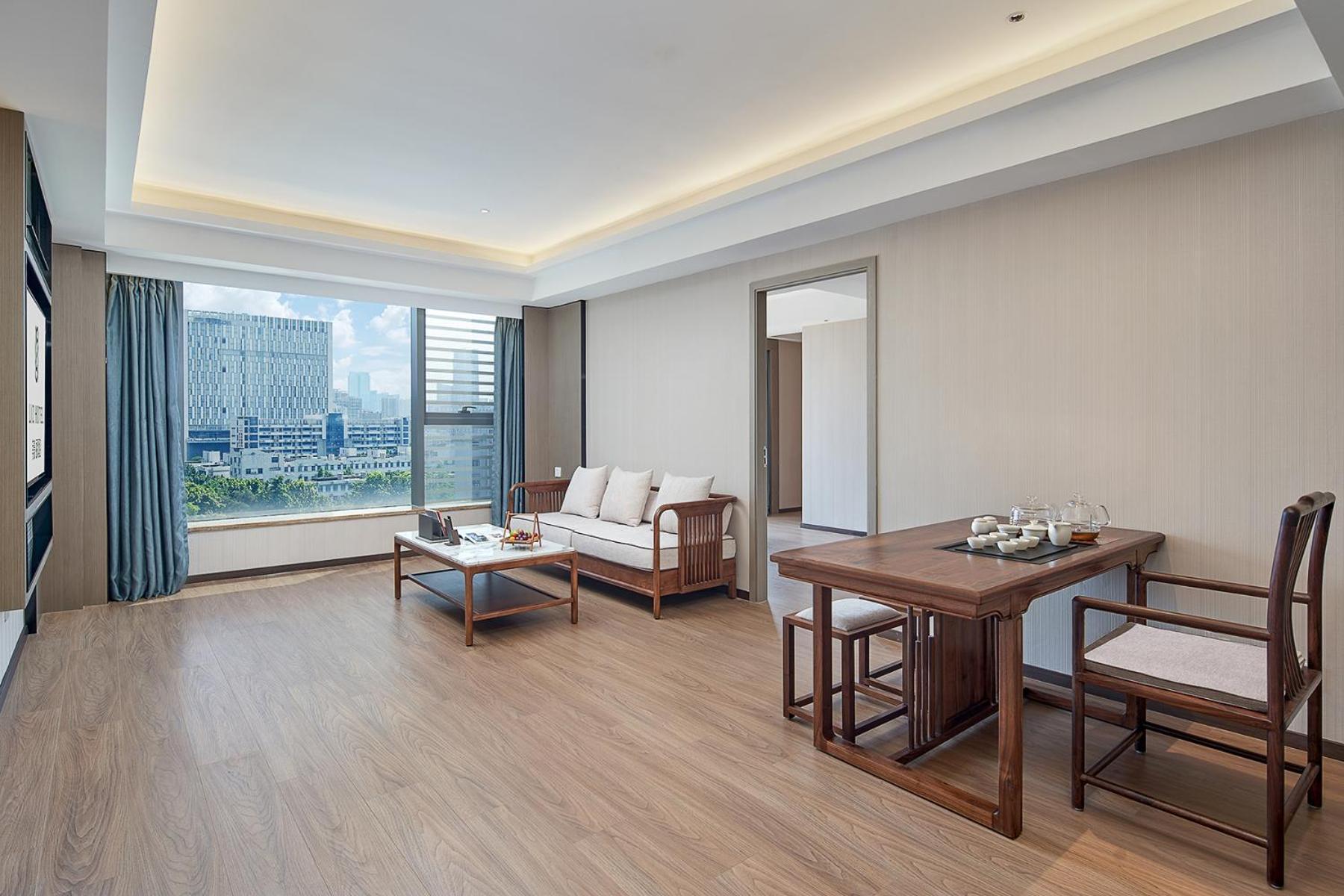 Mehood Lestie International Hotel Linhexi Guangzhou East Railway Branch - Free Shuttle Bus To Canton Fair Complex During Canton Fair Period & Free Afternoon Tea & Free Midnight Snack & Free Vpn Internet Access Dış mekan fotoğraf